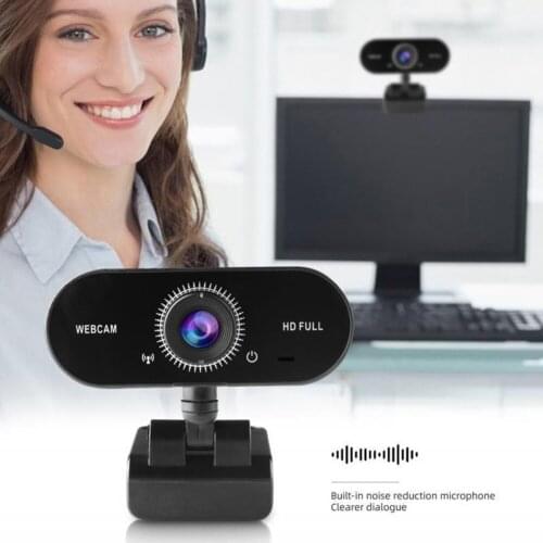 W16 1080P HD Webcam with Microphone Auto Focus Rotatable Computer Camera Web Camera for Live Broadcast Video Calling Conference