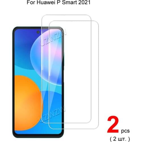 For Huawei P smart 2021 Explosion Proof 2.5D 0.26mm Tempered Glass Screen Protector Protective Glass Film Guard