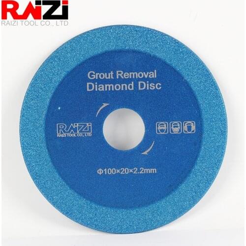 RAIZI 1Pcs Tile Gap Cleaner Machine Special Saw Blade 100mm Multi-Function Saw Blade For Tile Marble Cement Glass