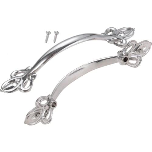 2Pcs 115*22mm Cupboard Cabinet Door Bridge Handles Cosmetic Case Pulls Knob Kitchen Drawer Wooden Jewelry Box Furniture Hardware