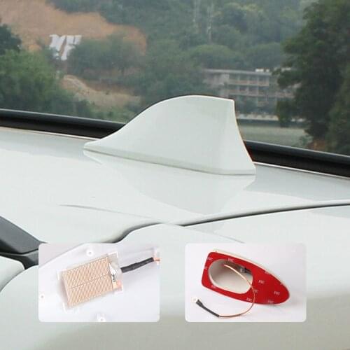 Car blank radio shark fin antenna Aerials 3M glue antena for Hyundai Solaris Elantra Accent I30 IX30 IX35 Veracruz Tucson Santa