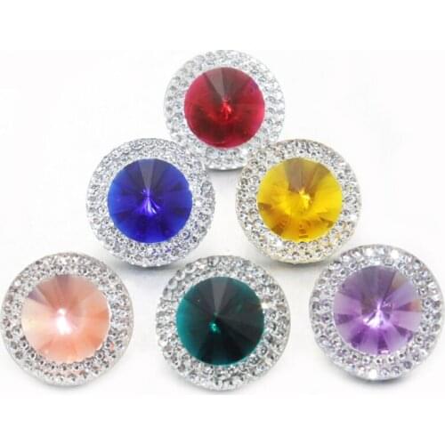 Boom Life Resin Pattern Charms 18mm bohemian Snap Button For DIY Charms Bracelet 18mm Snaps Jewelry 050611