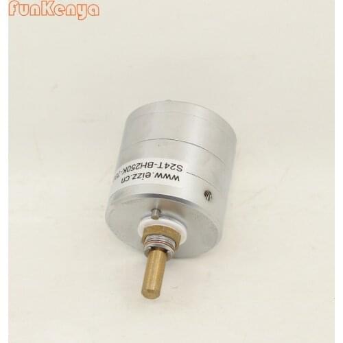 EIZZ Stereo 10K 25K 50K 100K 250K 24 Steps Volume Potentiometer LOG Stepped Attenuator Gold Plated Copper Pins Hifi Audio DIY