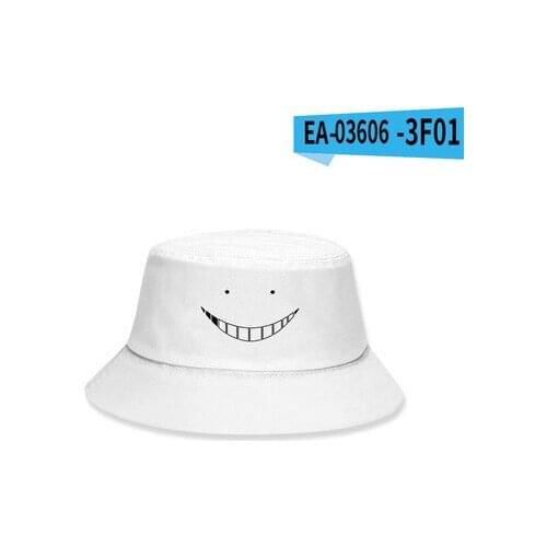 IVYYE Assassination Classroom Fashion Anime Bucket Hats Casual Hat Cartoon Cap Summer Unisex Gift