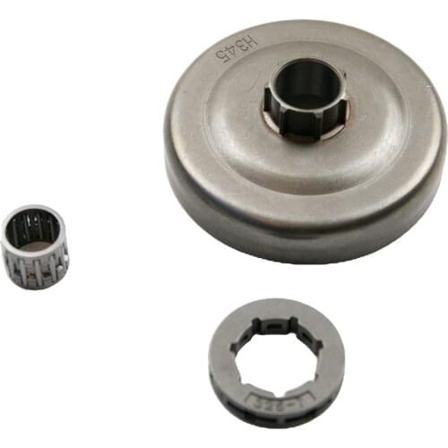 325"-7T Clutch Drum Sprocket Rim Needle Bearing Kit Replace Parts Accessory for Husqvarna 445 450 E Jonsered 2145 2150