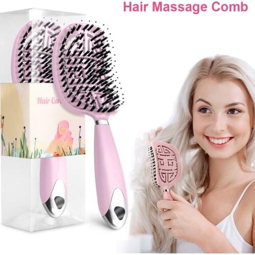 Hair Massager Comb Scalp Pressure Relaxation Spa Healing Scalp Brush Hairdressing Styling Tools Hair Care Brushy Hairbrush