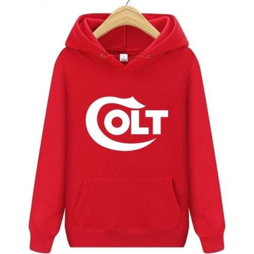 Youth Colt White Sign Hooded Sweatshirt Pro Gun Brand 2nd Revised Rifle Pistol Brand New Women Men Clothes Coat Hoodie S--XXXL