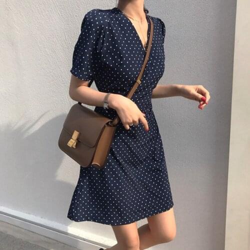 In 2021 with the new spring cold wind senior feeling design feeling small Hepburn storm some summer dress