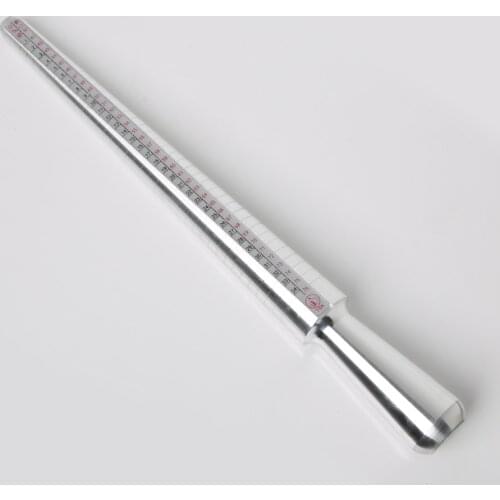 New Design US EU Standard Ring Sizering Sizer Guage Mandrel Finger Sizing Stick Measure Standard Tool Silver Metal