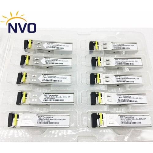 FreeShipping Single Fiber SFP 1.25G BIDI 1490/1550nm 80KM LC Connector SFP Transceiver 1.25G 80KM LC SM WDM Fiber Optic Module