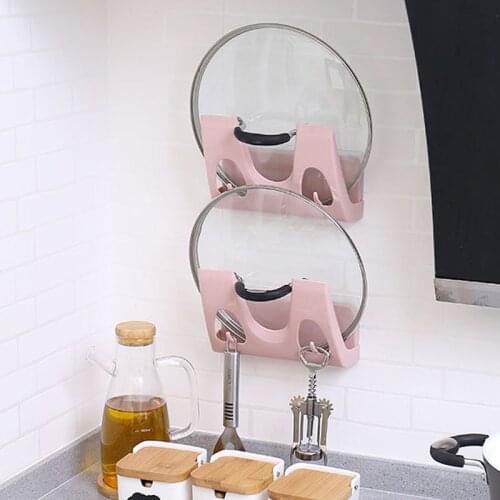 Pot Lid Storage Pot Lid Holder Cutting Board Storage Rack Space Saving Wall Mounted Holder Sink Organizer Hanging Kitchen Tool