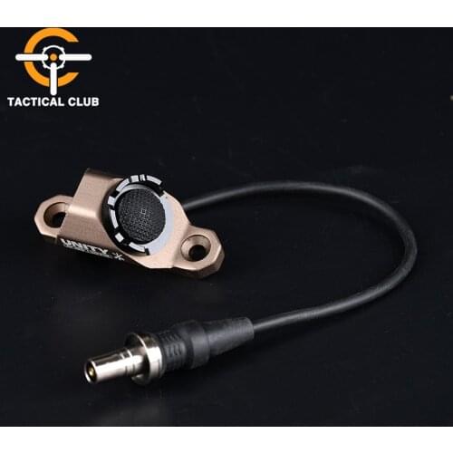 Tactical Hot Button Pressure Remote Switch M-lok Keymod For DBAL-A2 PEQ-15 M300 M600C Airsoft guns Weaponlight de metal Swicth