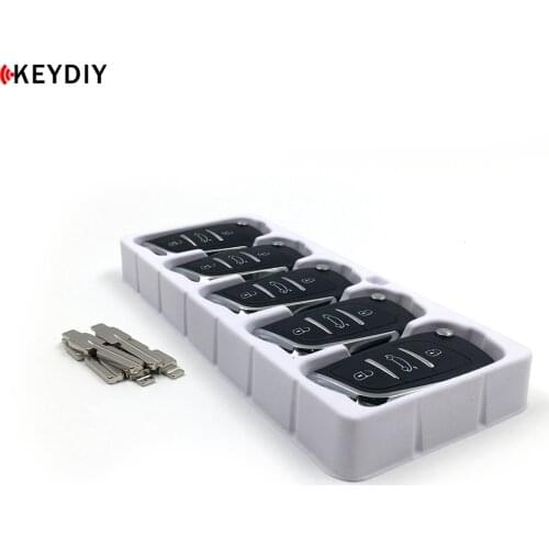 5pcs KEYDIY Original KD900 NB11 Universal Multi-functional DS Style NB Series Remote Control With 5pcs NO.18/27/92 Key Blade
