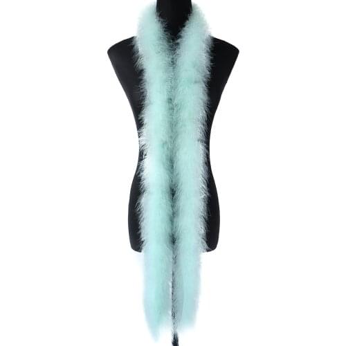 25 Grams White Fluffy Turkey Marabou Feathers Boa Soft Turkey Trim Shawl fro Wedding Costume Decoration Scarf Accessory 2 Yards