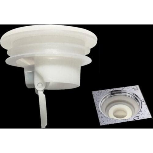 Smell Proof Shower Floor Siphon Drain Cover Sink Strainer Bathroom Plug Trap Water Drain Filter Kitchen Tool