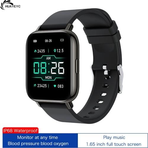 Smart Watch Men Womens Watch Full Touch Sleep Blood Pressure Heart Rate Fitness Monitor Waterproof Smartwatch For Apple Xiaomi