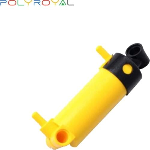 POLYROYAL Building Blocks Technology 7L port pneumatic piston Pneumatic parts 1PCS Educational toy for children 47225