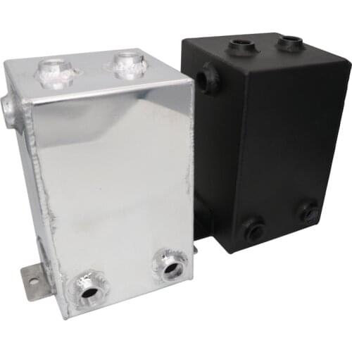 High performance Universal 3L Aluminium Surge tank mirror polish Fuel TANK 3L Universal Fuel Surge Tank 3Litre