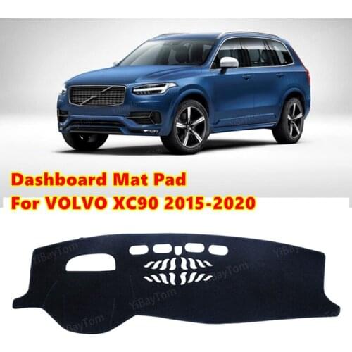 ForVOLVO XC90 2015-2020 High Quality Anti-Slip Mat Sunshade Dashmat Protect Carpet Dashboard Cover Pad Accessories