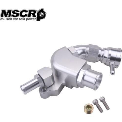 High quality silver Upper Coolant Housing w/ Filler & 1.25" Hose Fitting for K20A/2/3 K20Z1