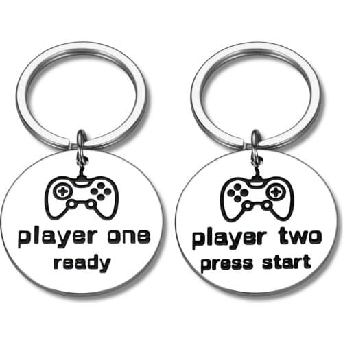 Funny Couple Birthday Christmas Gifts Keychain Girlfriend Boyfriend Valentine Anniversary Keyrings for Husband Wife Fiance