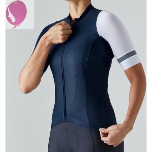 2021 Women MTB Bike Cycling Jersey Summer Breathable Sleeve With Webbing Bicycle Team Shirt Quick Dry Lightweight Clothing