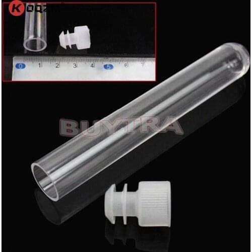 20 PCS Plastic Test Tube With Plug Clear Like Glass Wedding Favor Tubes Party Favour Chemistry Laboratory Supplies