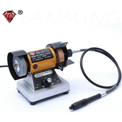 220V Table Grinder Polisher Polishing Grinding Machine 10000RPM w/ 3.2mm shaft