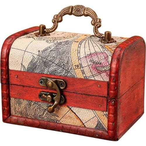 80% Hot Sale Antique Wooden Sakura Narcissus Jewelry Holder Organizer Trinket Storage Box Daily Necessities Storage