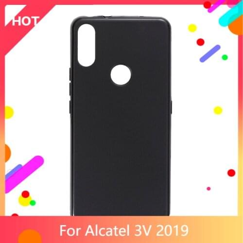 3V 2019 Case Matte Soft Silicone TPU Back Cover For Alcatel 3V 2019 Phone Case Slim shockproof