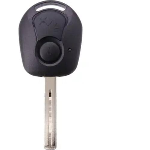 DAKATU 2 Buttons Remote Key Shell Case For SSANGYONG Rexton KORANDO RX7 Uncut hy22 key Blade Key FOB Cover Case Replacement