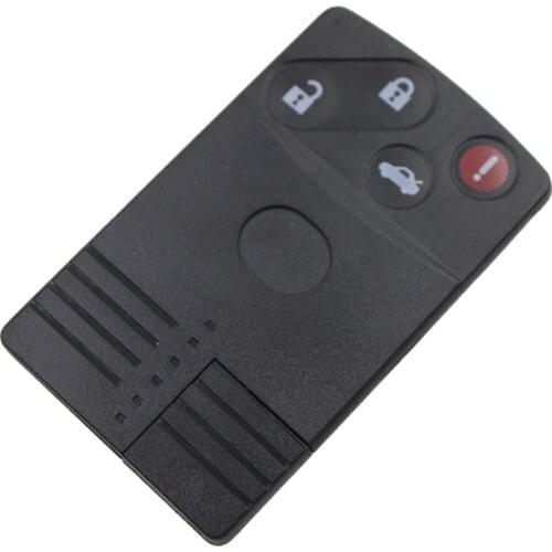 Replcement Key Shell Smart Card Remote Key Case Fob For Mazda 5 6 CX-7 CX-9 RX8 Miata 3+1 Button For Mazda Key Shell