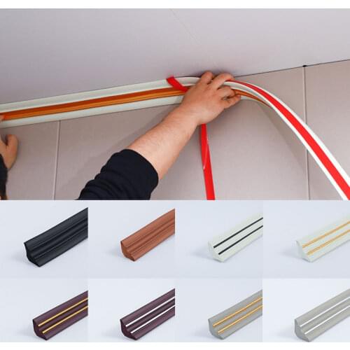 Foam Ceiling Decorative Strip Self-Adhesive Top Corner Line Waist Line Table Side Floor Gap Sticker Wall Sticker