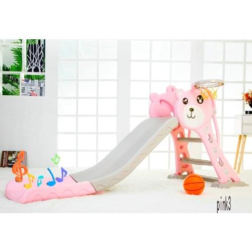 Children slide Childrens home indoor birthday toys with widening, lengthening, thickening and folding a small slide