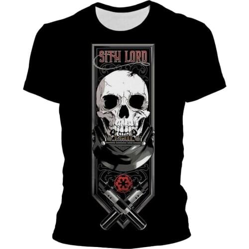 Summer Fashion Disney Star Wars Skull style 3D Print T-shirt Men Woman Child clothes for teens funny t shirts tee shirt oversize