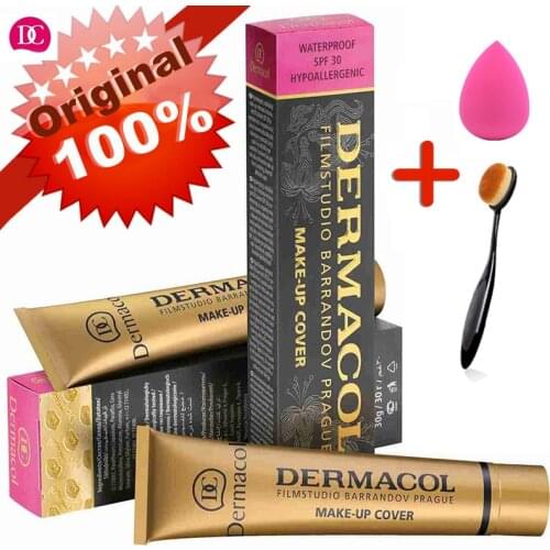 Dermacol Makeup Cover Authentic 100% Original 30g Primer Concealer Base Professional Dermacol Makeup Foundation Contour Palette
