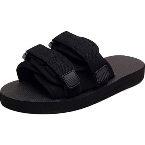 Mens Sandals 2021 New Summer Wear Slippers Leisure Beach Antiskid Male Sandals A Han Edition Trend