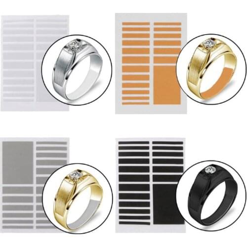 10 Pack 6 Sizes Invisible Ring Size Adjuster for Loose Rings Jewelry Guard Spacer Fitter Rings Sizer Tightener Tools