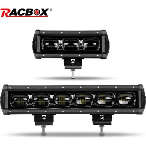 6D LED Light Bar 8 14 20 27 34 40 Inch Single Row Spotlight Super Bright For Off Road SUV UAZ ATV 4x4 Kamaz Work Lamp 12V 24V