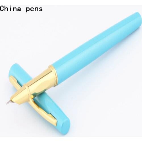 Luxury quality 7027 Blue color Business office fine nib Fountain Pen New Student office stationery pen