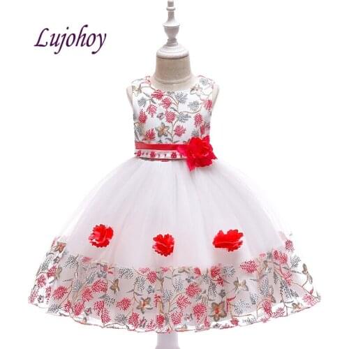 Flower Girl Dresses for Weddings Party Prom Flowergirl Kids Pageant Dresses for Girls First Communion Dresses