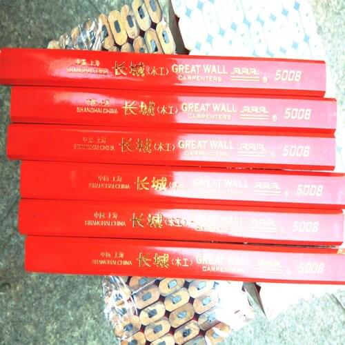 50 pcs/Lot wholesale Carpenter Pencil Flat Thick Lead Carpenter Professional Pencil for carpenter