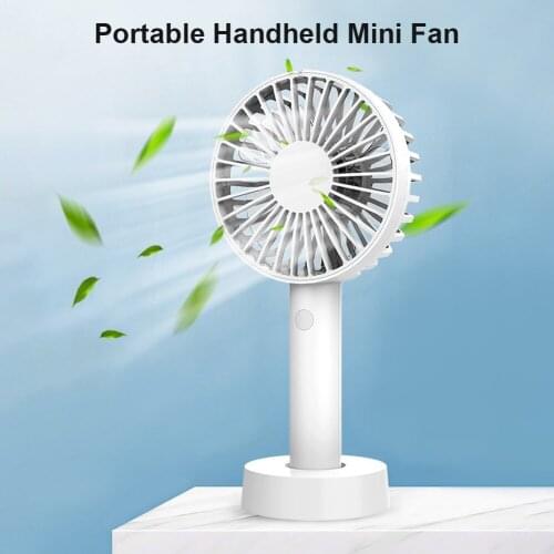 Portable Electric Fan Mini Fan Summer Cooling Tools USB Mini Desktop Fan Travel Handheld Air Cooler Fan Artifact