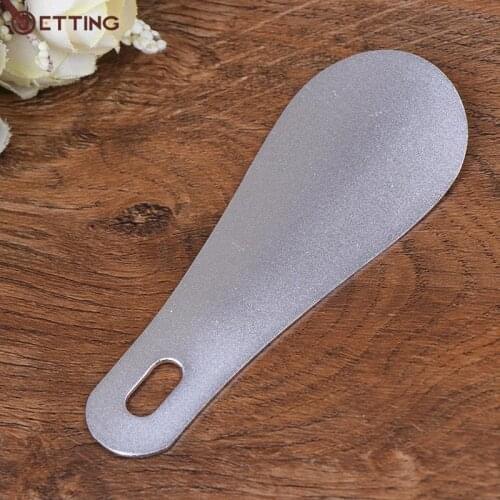 Portable Mini Shoe Horn Professional Stainless Steel Shoe Horn Long Shoespooner Spoon Hot Selling 10x4cm