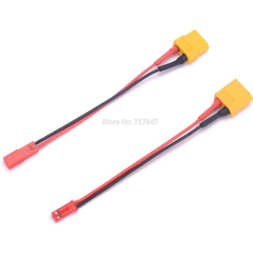 XT60 Male / Female Connector to JST plug charger adapter LiPo Battery Model Charging Adapter Converter Lead 22AWG