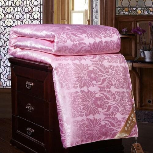 Luxury Chinese Silk Quilt Handwork Positioning Four Seasons Mulberry Silk Comforter Multi Size 40