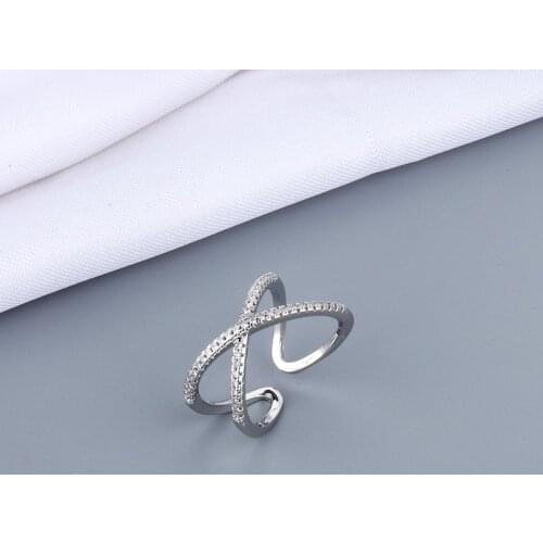 Vintage High-quality Jewelry Thai Silver Cross Rings for Women Wedding Trendy Jewelry Large Adjustable Antique Rings Anillos