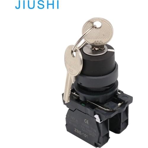XB5-AG33 3 position selector key switches ZBE-101 1NO 22mm china factory