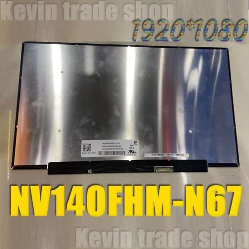 14.0 Inch Laptop LCD Screen NV140FHM-N67 V.8 NV140FHM N67 LED Display Panel 1920x1080 IPS eDP 30 Pins Matrix