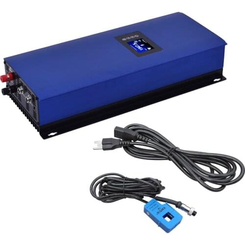 2000W MPPT Solar Power on Grid Tie Inverter with Limiter 45-90VDC AC 220V 230V 240V LCD